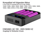 Efest Lush Q4 Li-Ion-Akku-Schnellader mit eingebautem Netzteil