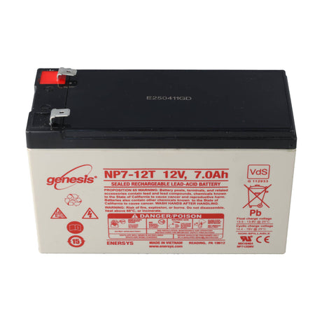 EnerSys Hawker Genesis NP7-12T Akku, Blei PB 12 Volt 7Ah, mit 6,3mm Kontakten