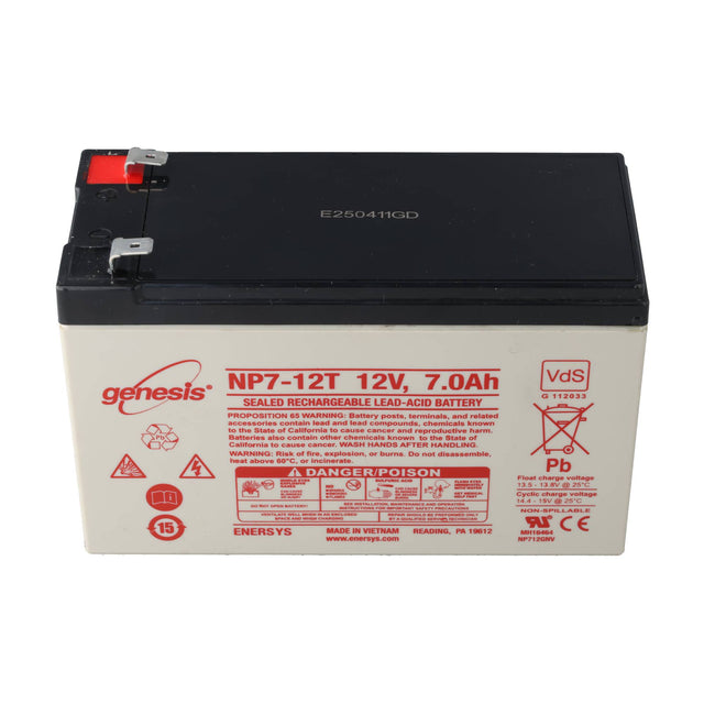 EnerSys Hawker Genesis NP7-12T Akku, Blei PB 12 Volt 7Ah, mit 6,3mm Kontakten