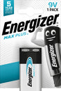 Energizer Batterie Alkaline, E-Block, 6LR61, 9V Max Plus