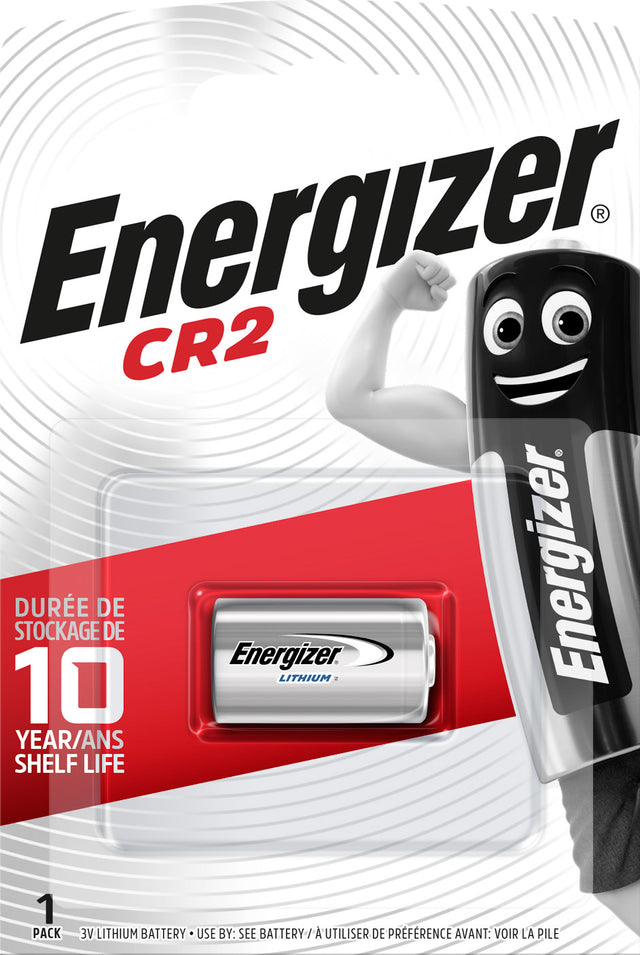 Energizer Batterie Lithium, CR2, 3V Photo, Retail Blister (1-Pack)