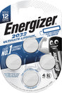 Energizer Batterie Lithium, Knopfzelle, CR2032, 3V Ultimate Lithium, Electronics, Retail (4-Pack)