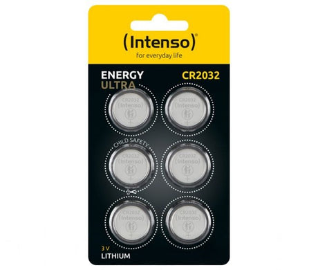 Intenso Energy Ultra, 6er Pack, Knopfzelle, CR2032, 3Volt, ideal für den alltäglichen Gebrauch