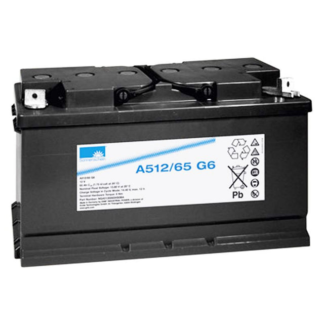 Exide Dryfit A512/65 G6 12 Volt 65000mAh 353 x 175 x 190mm M6 Schraubanschluss