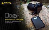 Nitecore F4 FlexBank Powerbank-Ladegerät für Li-Ionen-Akkus