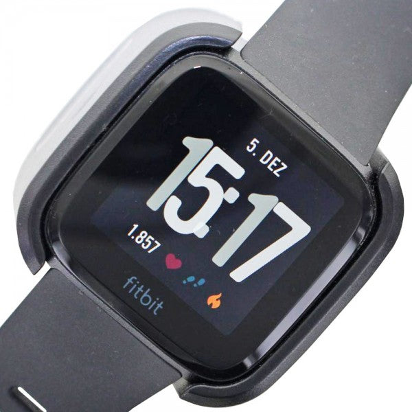 AccuCell Ladegerät passend für die Fitbit Versa schwarz mit USB Kabel 1 Meter, Ladekabel für Fitbit Versa