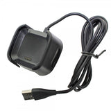 AccuCell Ladegerät passend für die Fitbit Versa schwarz mit USB Kabel 1 Meter, Ladekabel für Fitbit Versa