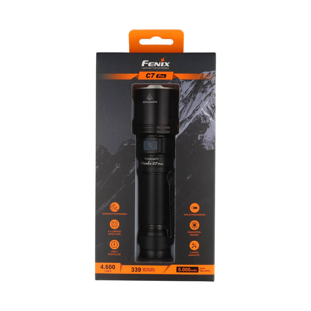 Fenix C7 Pro LED Taschenlampe mit USB Anschluss