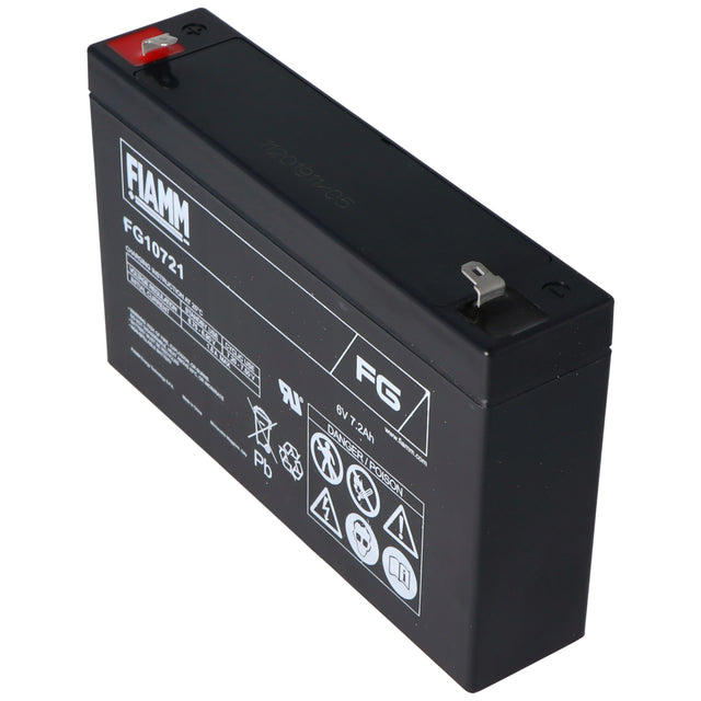 Fiamm FG10721 Blei Akku 6 Volt 7,2Ah