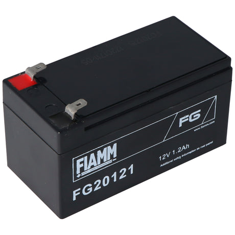 Fiamm FG20121 Akku 1200mAh Blei Akku 12 Volt mit 1200mAh, 2mal 4,8mm Steckkontakte