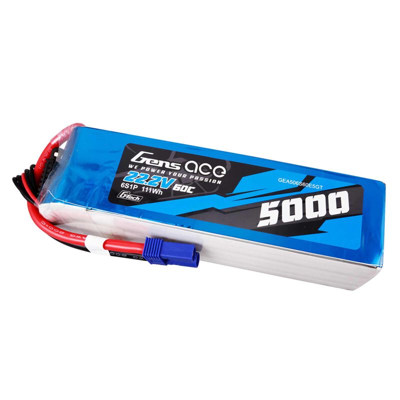 5000mAh / 6S / EC5