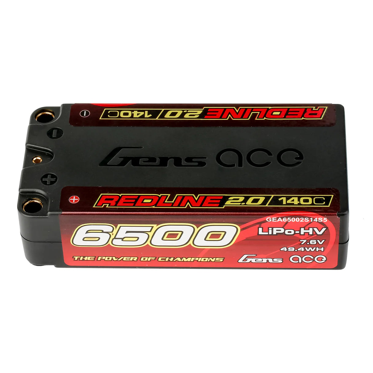 Gens Ace Redline 2.0 Serie 6500mAh 2S1P 7,6V 140C Lipo-Akkupack mit Hardcase