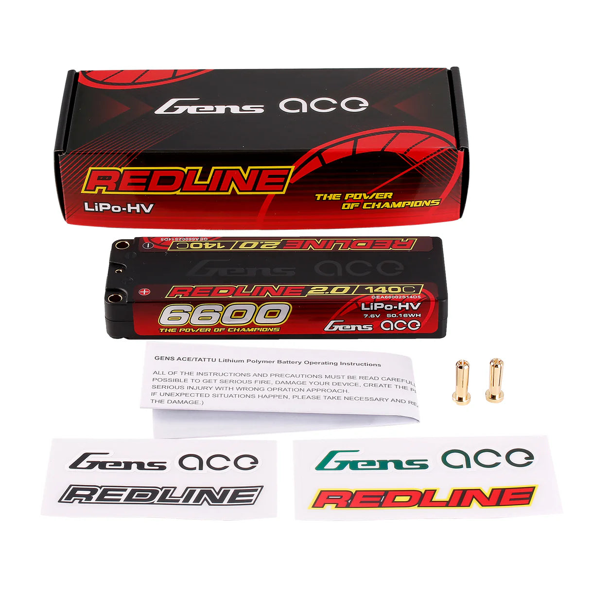 6600mAh / 2S / 5mm Bullet