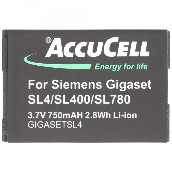 AccuCell Akku passend für Siemens SL4, SL400, SL78, SL780, SL785, SL788