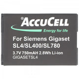 AccuCell Akku passend für Siemens SL4, SL400, SL78, SL780, SL785, SL788