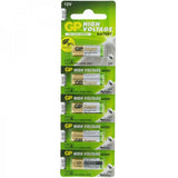 5 Stück GP23A 12 Volt Super High Voltage Alkaline Batterie 23Ae, A23, VA23GA, MS21, MN21, 8LR932, 28x10mm