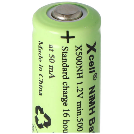 AccuCell Lady Akku 50NH, LR1, Size N NiMH Akku 500mAh mit Kopf, Pluspol, 1,2 Volt