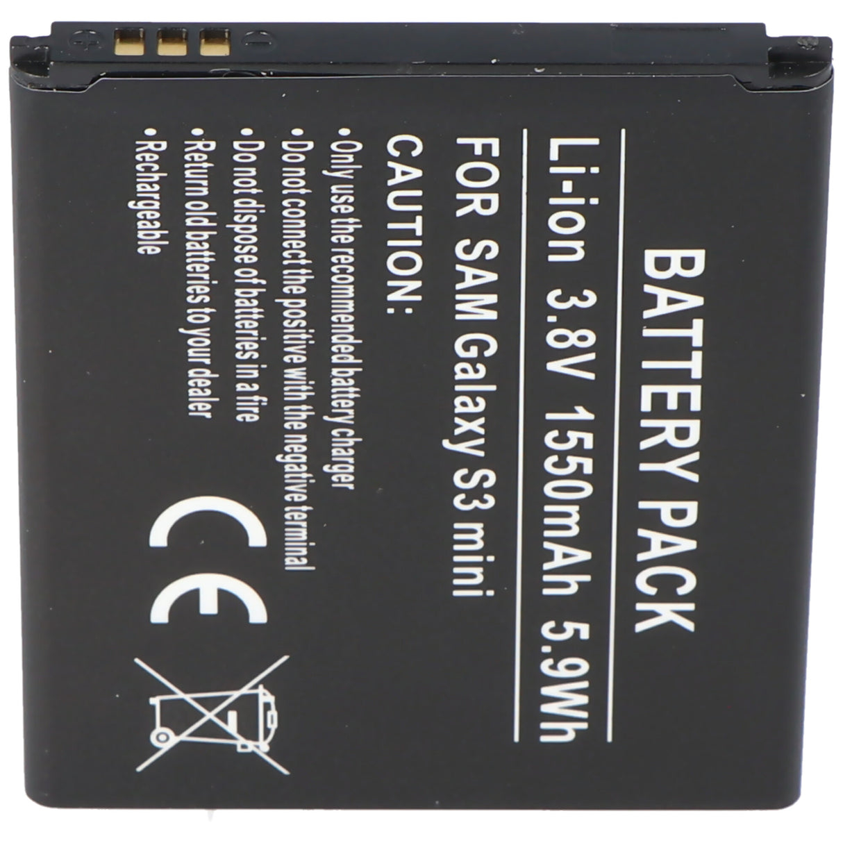 AccuCell Akku passend für Samsung Handy Galaxy S III Mini, Samsung GT-I8190