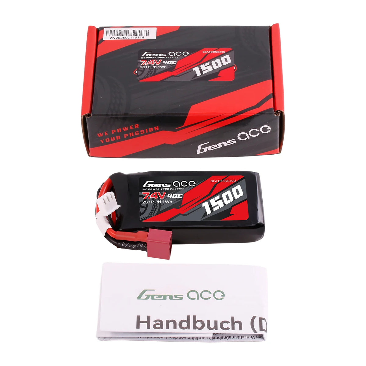 1500mAh / 2S / Deans