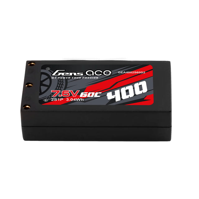 Gens Ace 400mAh 2S1P HV 60C LiPo-Akku mit XT60-Stecker