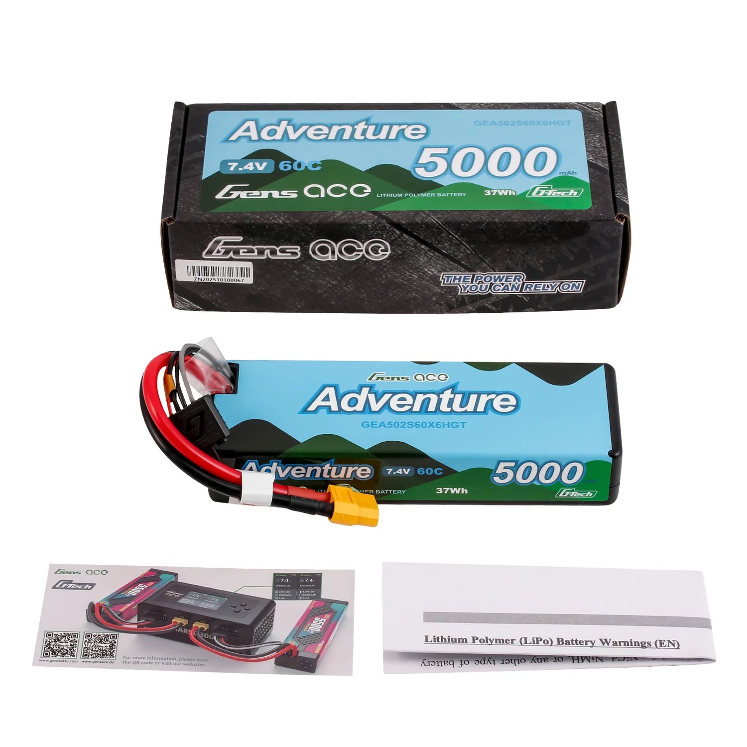 5000mAh / 2S / XT60