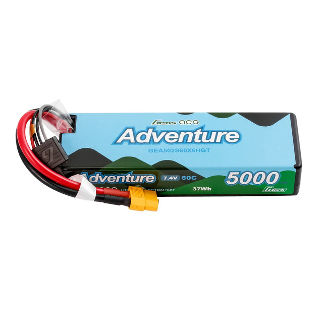 Gens Ace Adventure G-Tech 5000mAh 2S1P 7,4V 60C Lipo-Akku HC#112 XT60