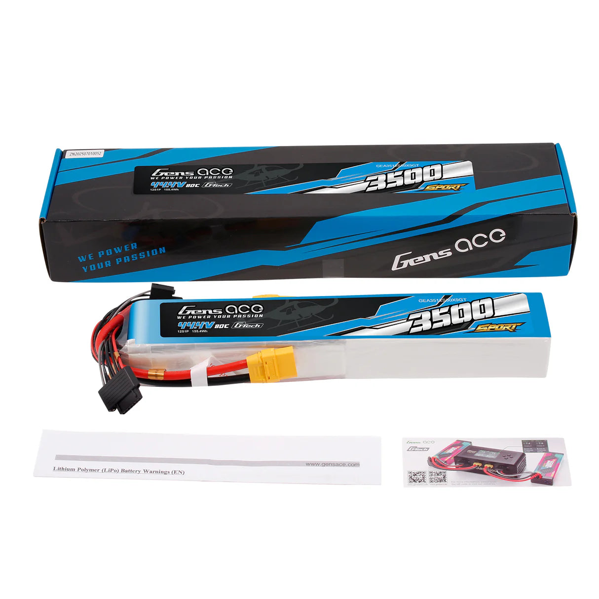 3500mAh / 12S / XT90