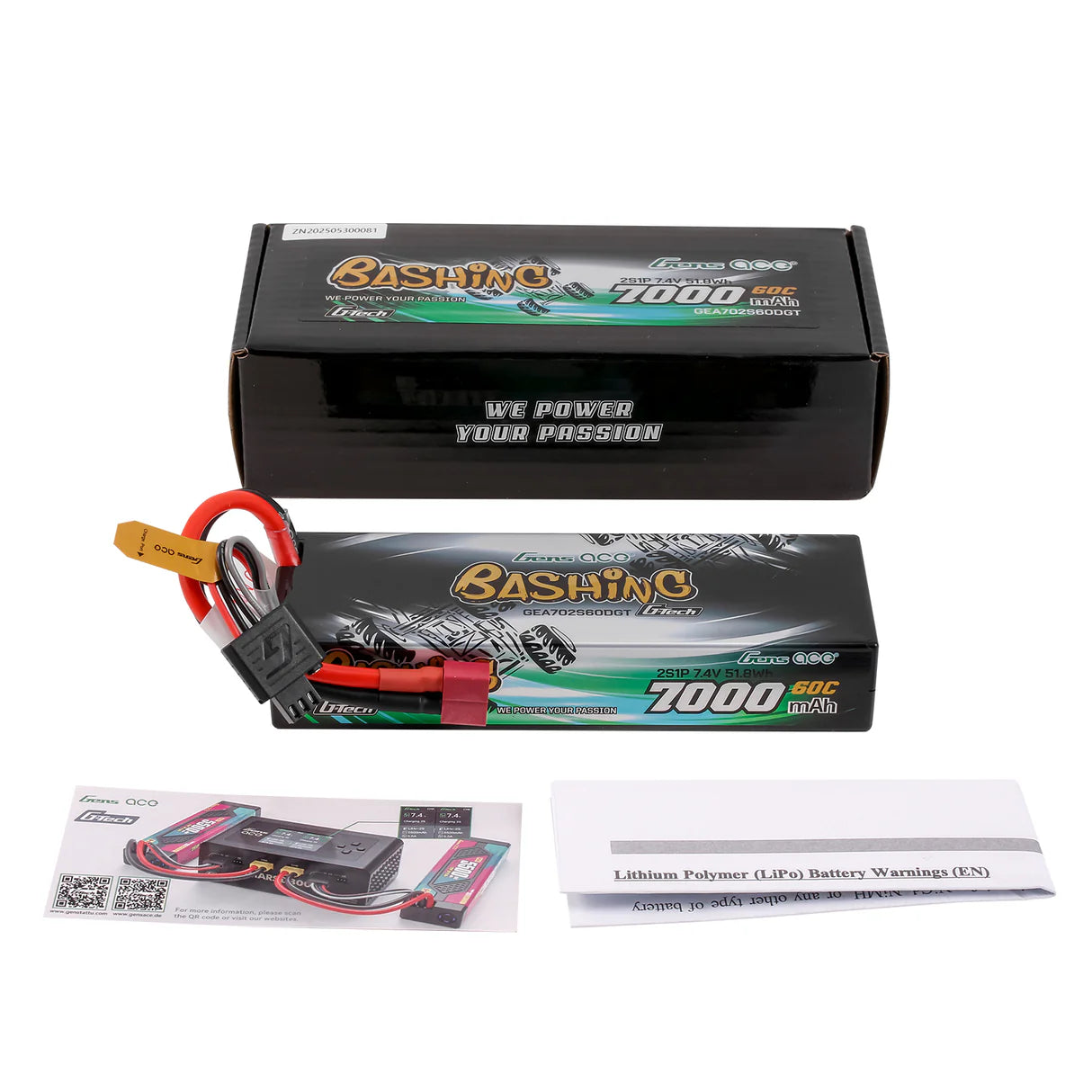 7000mAh / 2S / T-Stecker