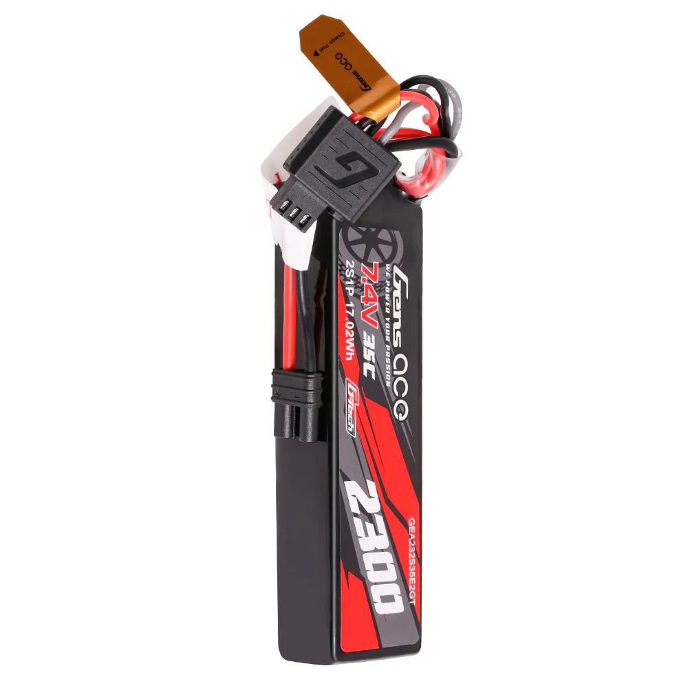 Gens Ace 2S LiPo Akku 2300mAh 2S 7,4V 35C Lipo-Akku mit iEC2-Stecker