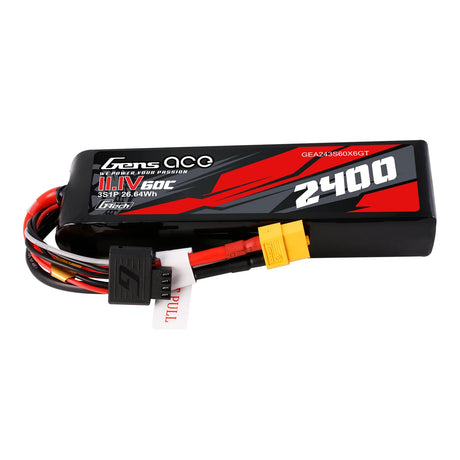 Gens ace G-Tech 2400mAh 3S 11,1V 60C LiPo-Akku mit XT60-Stecker