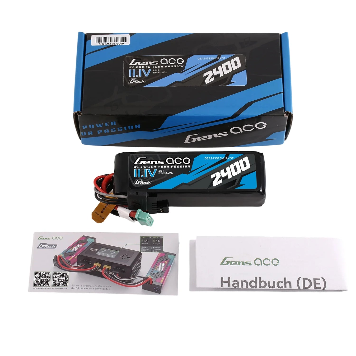 2400mAh / 3S