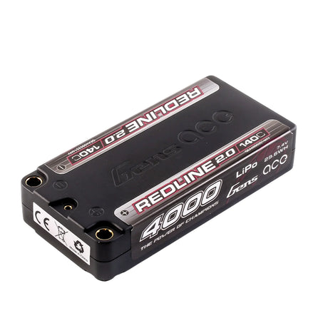 Gens ace Redline 2.0 4000mAh 2S 140C Shorty Lipo Akku
