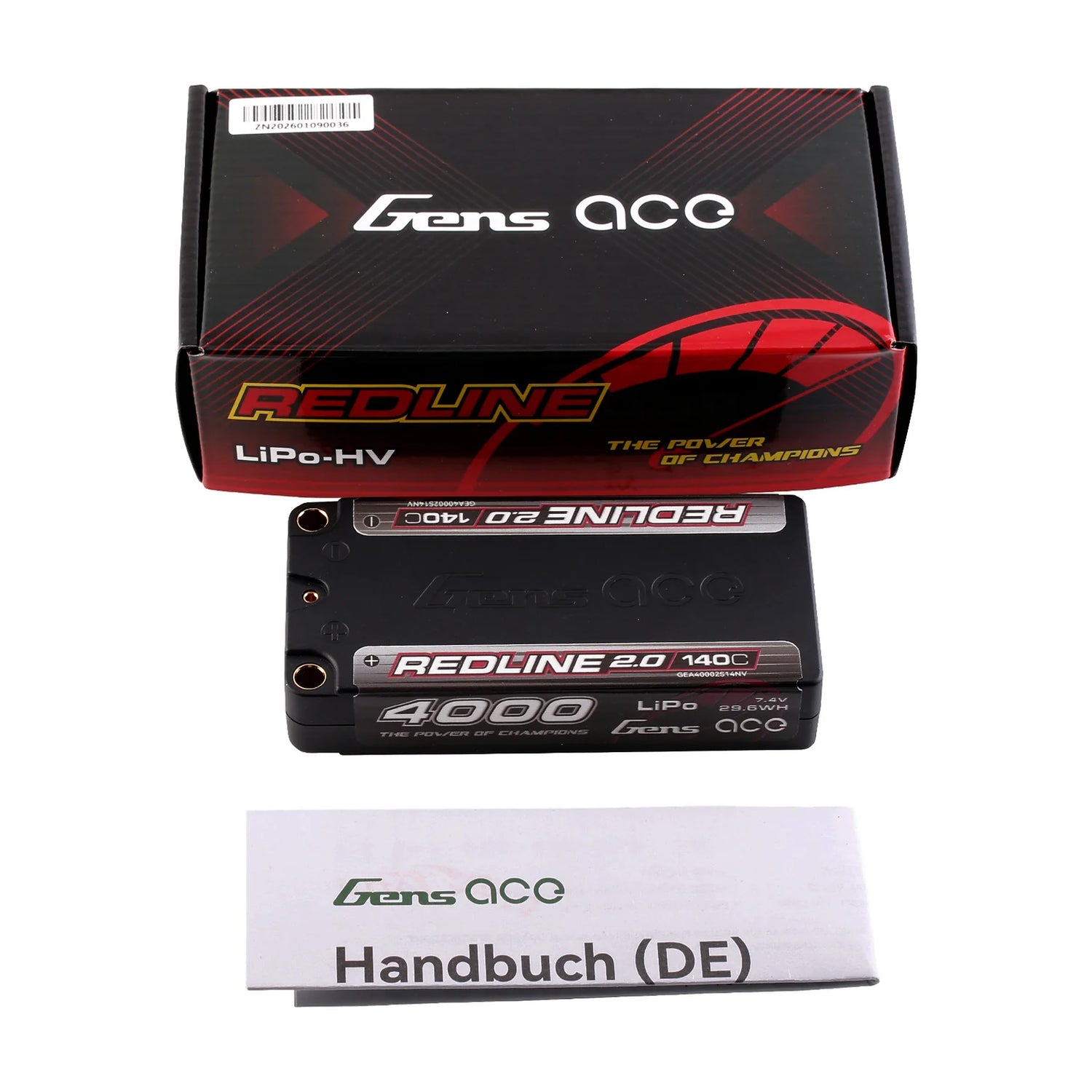 4000mAh / 2S / 5mm bullet