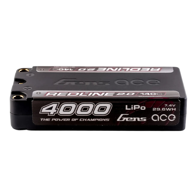 Gens ace Redline 2.0 4000mAh 2S 140C Shorty Lipo Akku