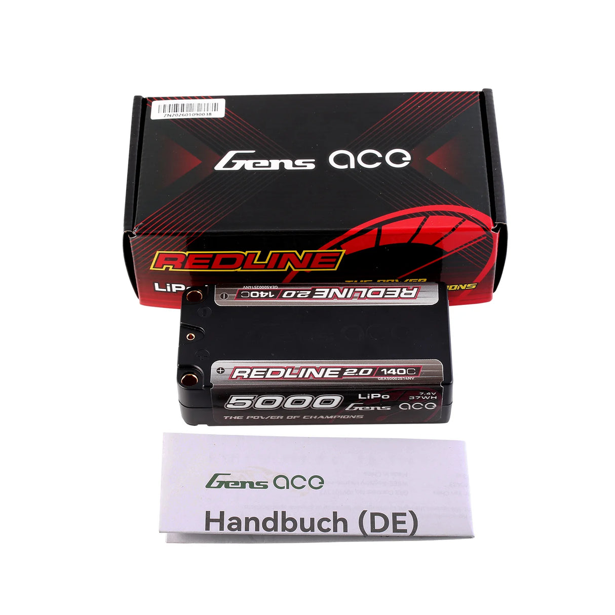 5000mAh / 2S / 5mm Bullet