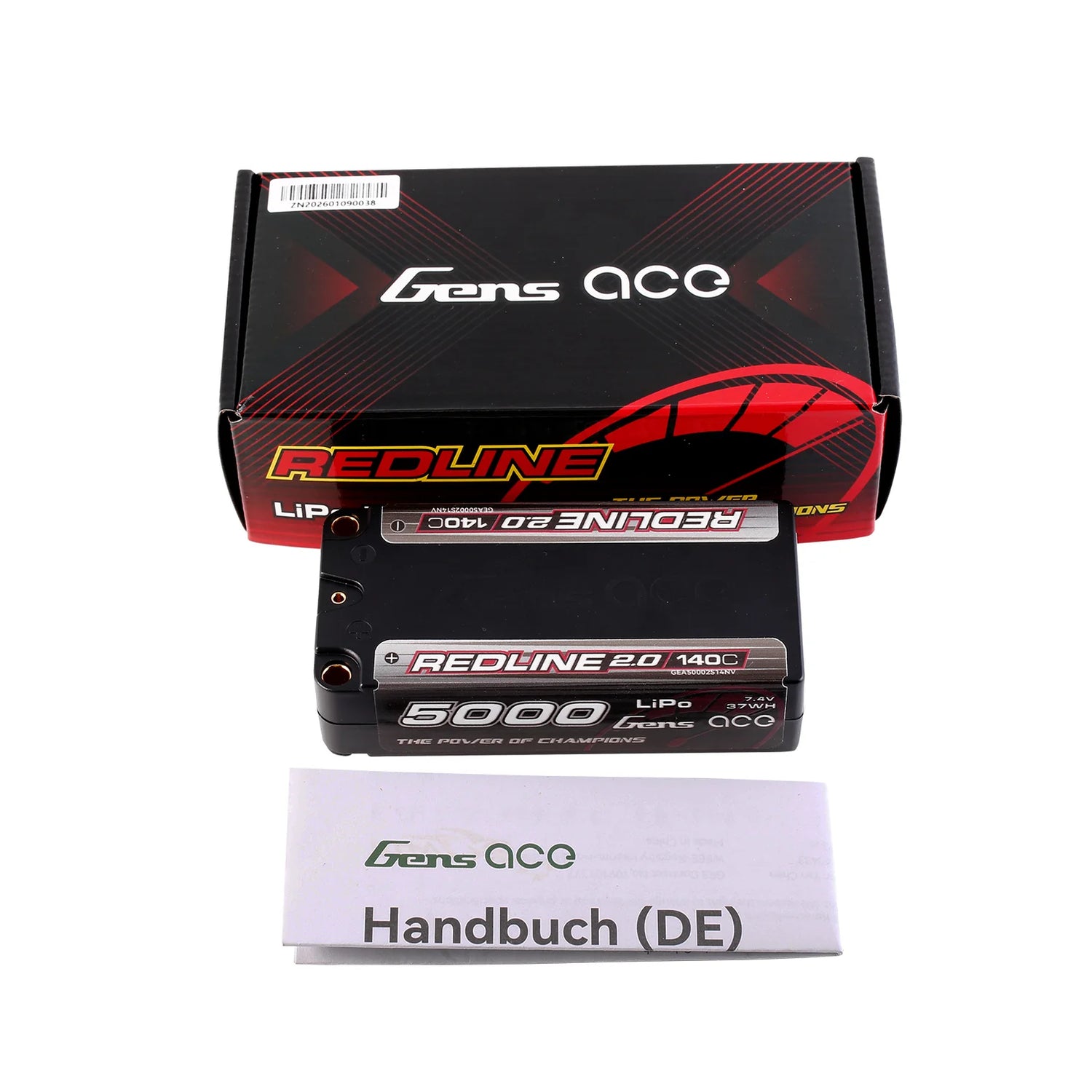 5000mAh / 2S / 5mm Bullet
