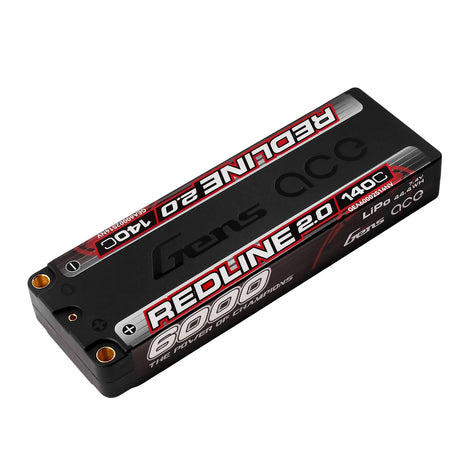 Gens Ace Redline 2.0 6000mAh 7.4V 140C 2S HardCase 131# Lipo-Akku