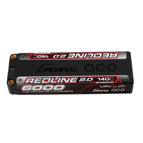 Gens Ace Redline 2.0 6000mAh 7.4V 140C 2S HardCase 131# Lipo-Akku