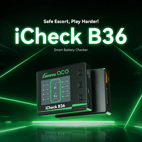 Gens ace iCheck B36 | Intelligenter RC-Batterieprüfer