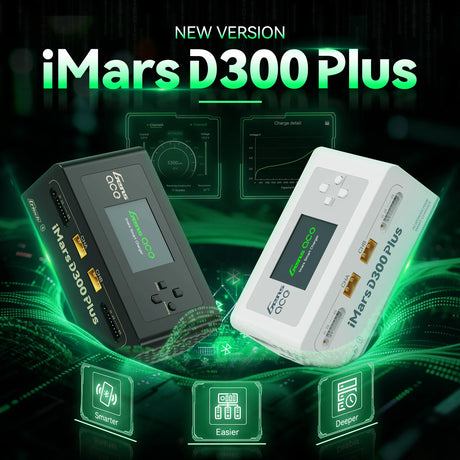 Gens Ace iMars D300 Plus Smart Charger | Zweikanalig | G-tech | EB Schwarz