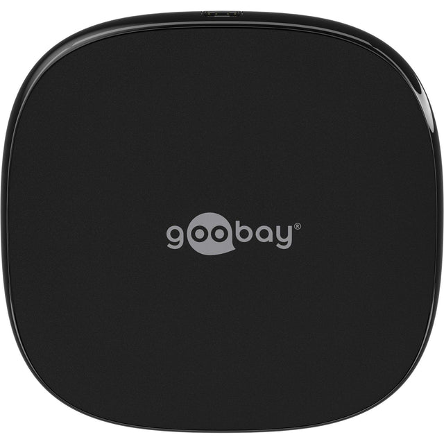 Goobay - Kabelloses Schnellladegerat 15 W, Schwarz