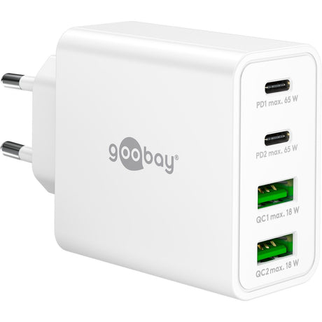 Goobay, 65 W, USB-C ,Pd-Multiport-Schnellladegerät, Weiß