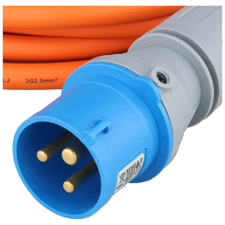 Goobay CEE-Adapterleitung, CEE-Stecker auf Schutzkontakt-Kupplung, 1,5 m