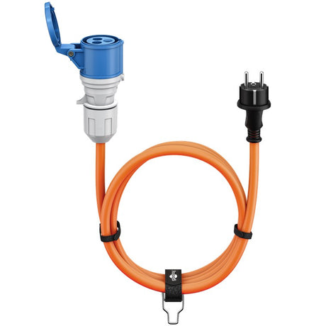 Goobay CEE-Adapterleitung, Schutzkontakt-Stecker auf CEE-Kupplung, 5 m
