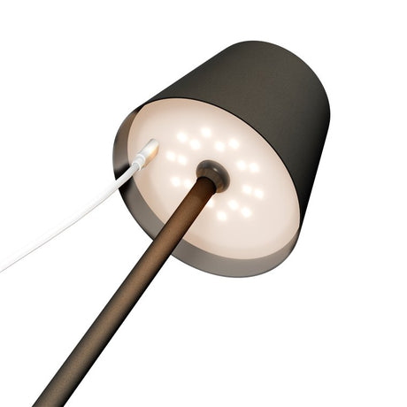 Goobay Kabellose LED-Tischleuchte, Höhe 37cm, mit Touch-Steuerung, warmweiß