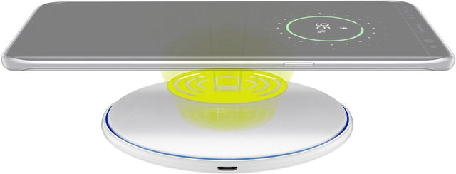 Goobay Kabelloses Schnellladegerät 10 W - geeignet für Smartphones und Geräte mit Qi-Standard