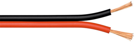 Goobay Lautsprecherkabel CCA - 100 m Rolle, Querschnitt 2 x 0,50 mm²