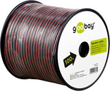 Goobay Lautsprecherkabel CCA - 100 m Rolle Querschnitt 2 x 0.50 mm²
