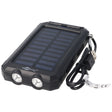 Goobay Outdoor Powerbank 8000mAh mit Solarpanel und Taschenlampenfunktion