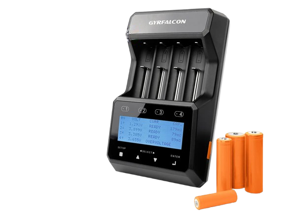 Gyrfalcon S8000 professionelles Universal-Analyse-Ladegerät für alle Akku-Typen
